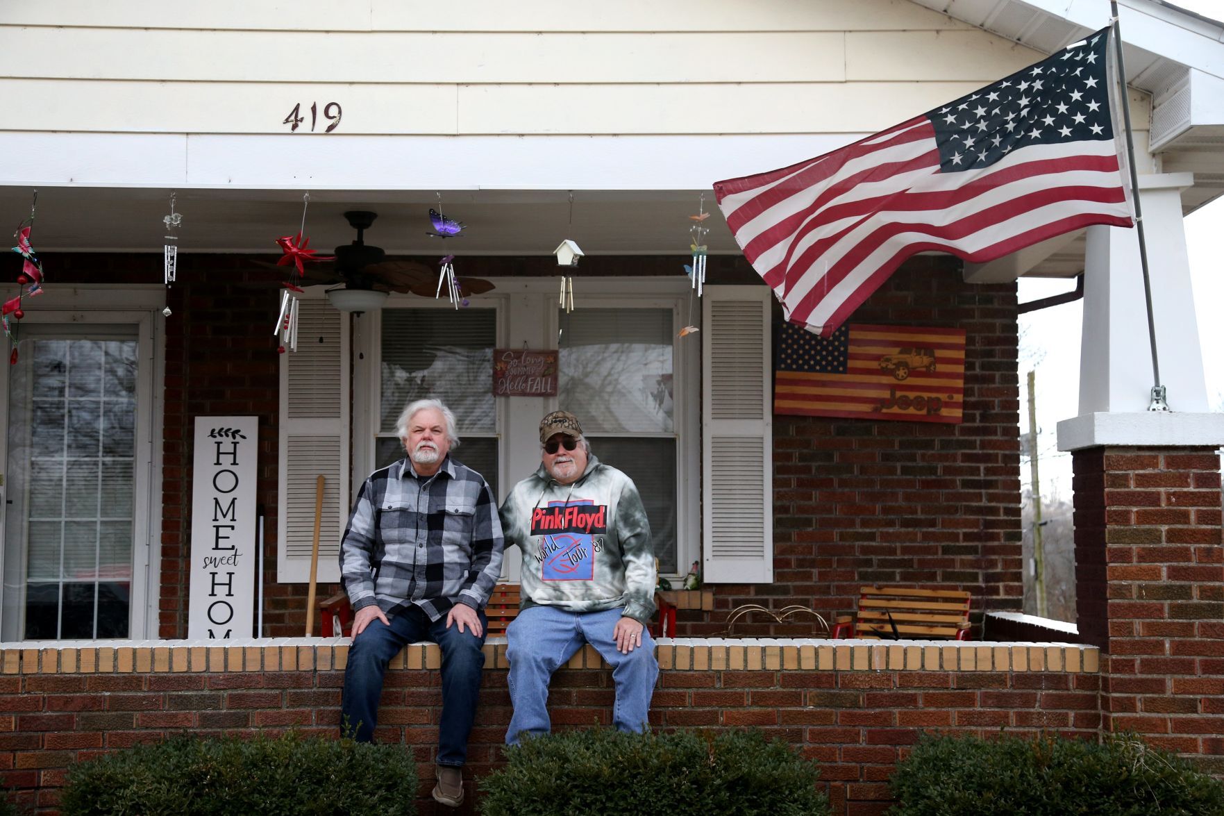 Friends Michael Graham and Rich Lowe, despite their political differences
